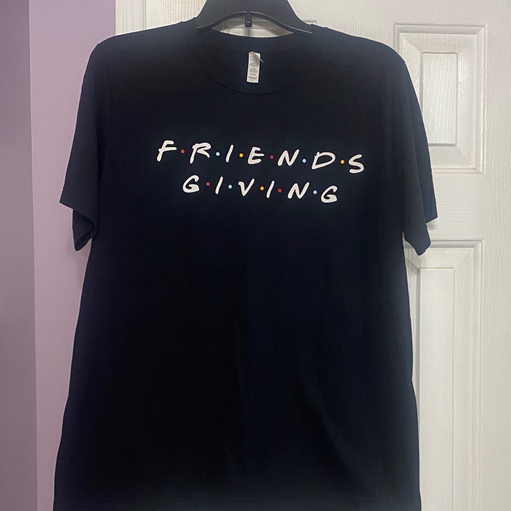 Bella Canvas Black Friendsgiving Tee Bella Canvas Black Friendsgiving Tee